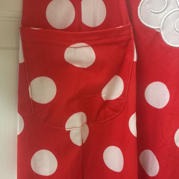 Girls Christmas dress polka dots Santa girls 6xl or adult XS - Picture 5 of 5